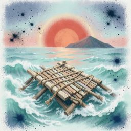 Cover art of The Kon-Tiki Voyage (Aug 7, 1947)