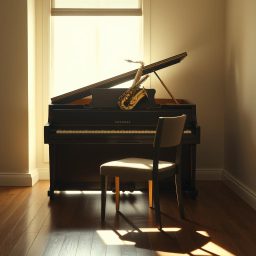 Cover art of This Life is Mine – Sax & Piano
